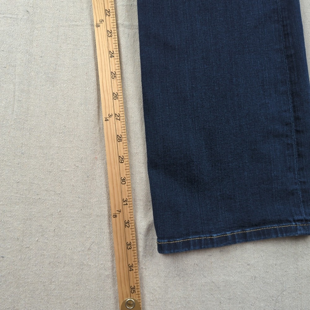 Flying Monkey Jeans Womens 31 Blue Stretch Straight Casual Dark Wash - Picture 5 of 15